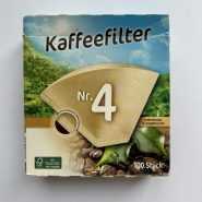 فیلتر کاغذی Kaffeefilter قهوه 100 عددی 4 کاپ