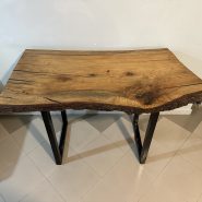 میز ناهارخوری 4 نفره چوب گردو 115x60 قد 75 استوک